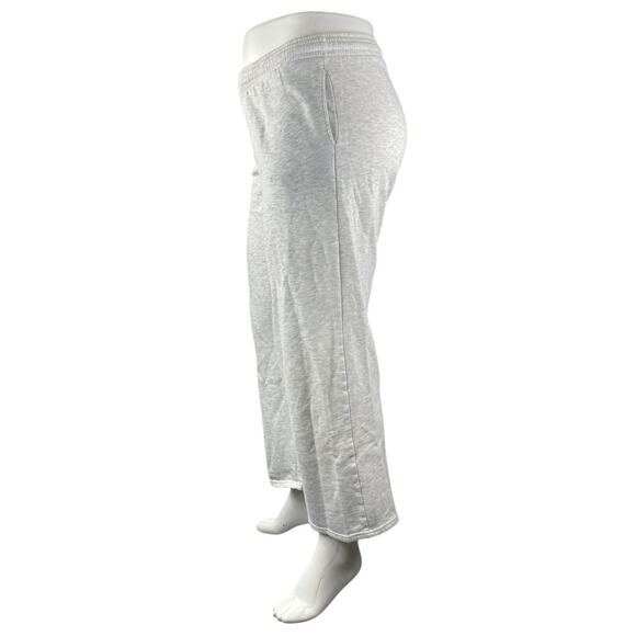 H&M Divided Women's Gray High Waisted Pull On Wide Leg Lounge Sweat Pants Size M - Picture 2 of 4